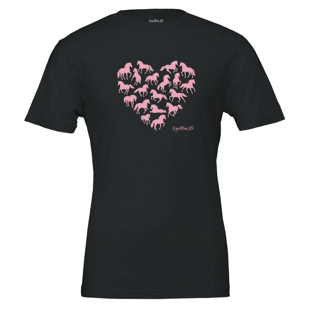 Wild Heart Running Horse Tee designed by Bricole Reincke for Equestrian Life®.