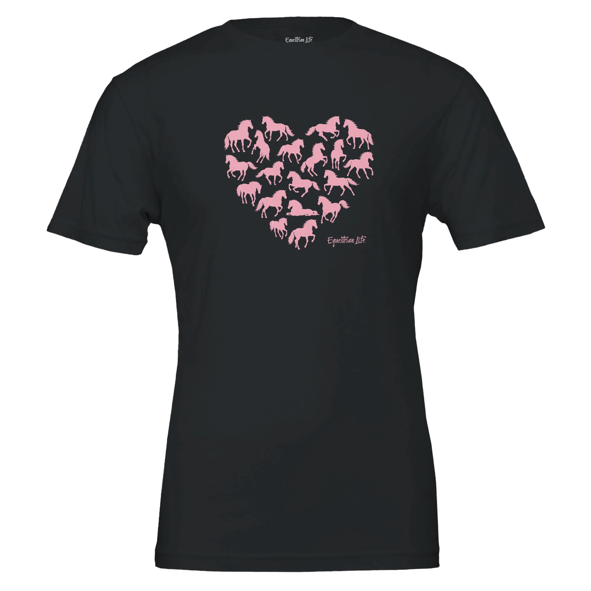 Wild Hearts Running Horse Tee (Black)