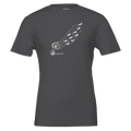 Wild Wishes Horse Tee in Grey designed by Bricole Reincke for Equestrian Life®.