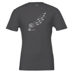 Wild Wishes Horse Tee in Grey designed by Bricole Reincke for Equestrian Life®.