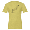 Wild Wishes Horse Tee in Yellow designed by Bricole Reincke for Equestrian Life®.